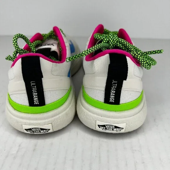 Vans Unisex 721356 Exo Neon White Blue Ultra Range Size M4.5 W6 Running Shoes - Picture 5 of 9